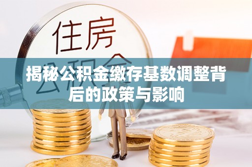 兖州揭秘公积金缴存基数调整背后的政策与影响